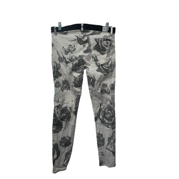 Hudson Jeans 'Leeloo' Colorblock Crop Skinny Jeans Size 29 - Picture 3 of 9